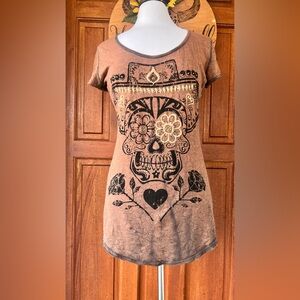 velvet stone graphic tee Xl